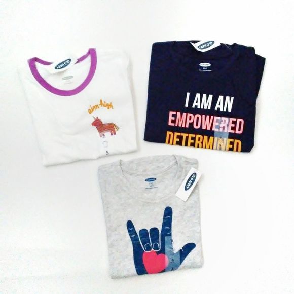 NWT Old Navy Graphic Crew-Neck Tee for Girl Bundle size S (6-7) - Picture 5 of 8
